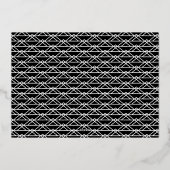 Gelukkig Nieuwjaar rode 2 foto boog overlay collag Folie Feestdagenkaart (Achterkant)