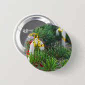 Gelukkig nieuwjaar ronde button 5,7 cm (Voorkant /achterkant)