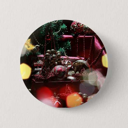 Gelukkig nieuwjaar ronde button 5,7 cm (Voorkant)