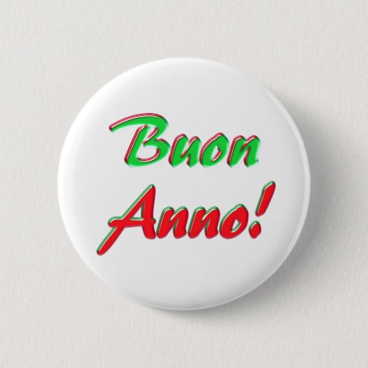 Gelukkig nieuwjaar ronde button 5,7 cm (Voorkant)