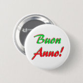 Gelukkig nieuwjaar ronde button 5,7 cm (Voorkant /achterkant)