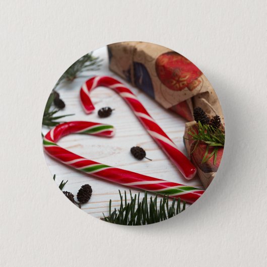 Gelukkig nieuwjaar ronde button 5,7 cm (Voorkant)