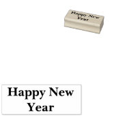 Gelukkig nieuwjaar rubberstempel (Gestempeld)