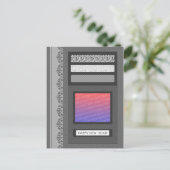 gelukkig nieuwjaar ( scrapbook ) feestdagenkaart (Staand voorkant)