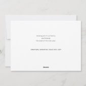 Gelukkig Nieuwjaar Script Foto en Bericht Feestdagenkaart (Achterkant)