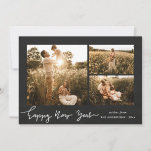 Gelukkig nieuwjaar    Script Multi Photo Feestdagenkaart