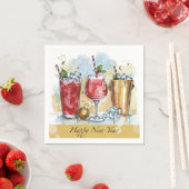 Gelukkig nieuwjaar servet (Insitu)