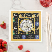 Gelukkig nieuwjaar servet (Insitu)