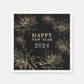 Gelukkig nieuwjaar servet (Voorkant)