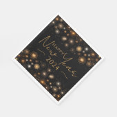 Gelukkig nieuwjaar servet (Hoek)