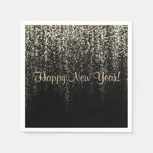 Gelukkig nieuwjaar servet (Voorkant)