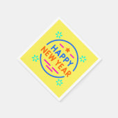 "Gelukkig Nieuwjaar" Servet (Hoek)