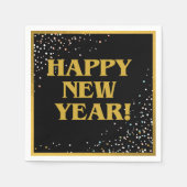 Gelukkig nieuwjaar servet (Voorkant)