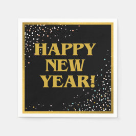 Gelukkig nieuwjaar servet