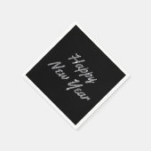 Gelukkig nieuwjaar - servet (Hoek)