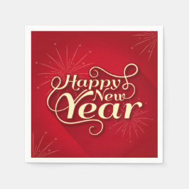 Gelukkig nieuwjaar servet