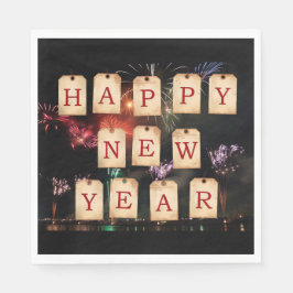 Gelukkig nieuwjaar servet