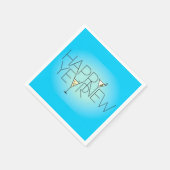 Gelukkig nieuwjaar servet (Hoek)