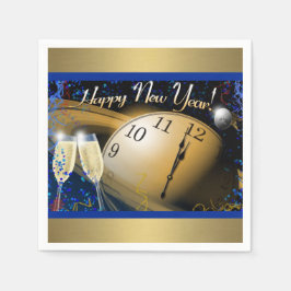 Gelukkig nieuwjaar servetten