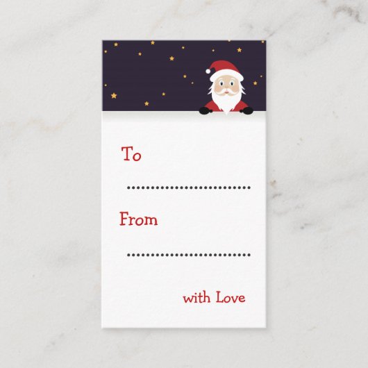 Gelukkig Nieuwjaar Sinterklaas Cadeau labels (Voorkant)