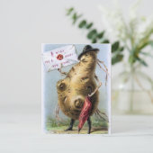  Gelukkig Nieuwjaar Sir Potato Feestdagenkaart (Staand voorkant)