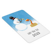 Gelukkig Nieuwjaar Slang Chinese Maan Zodiac 2025 Magneet (Rechterzijde)