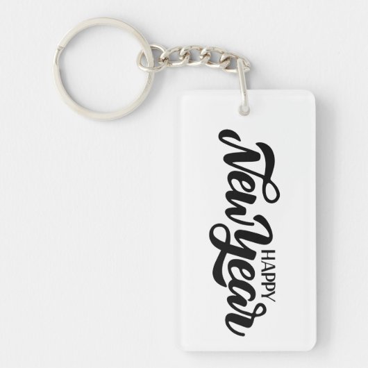 Gelukkig nieuwjaar sleutelhanger (Voorkant)
