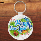 Gelukkig nieuwjaar sleutelhanger (Voorkant)