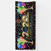 Gelukkig nieuwjaar spandoek (Verticaal)