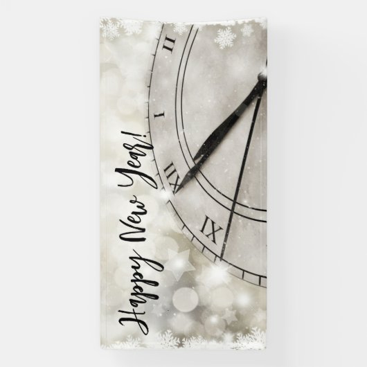 Gelukkig nieuwjaar spandoek (Verticaal)