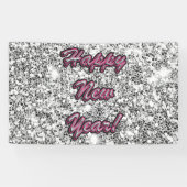 Gelukkig nieuwjaar spandoek (Horizontaal)