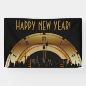 Gelukkig nieuwjaar spandoek (Horizontaal)