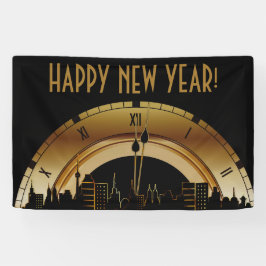 Gelukkig nieuwjaar spandoek
