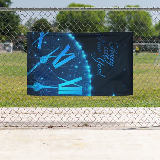 Gelukkig nieuwjaar spandoek (Insitu)