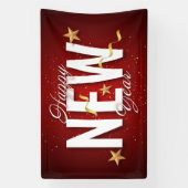 Gelukkig nieuwjaar spandoek (Verticaal)