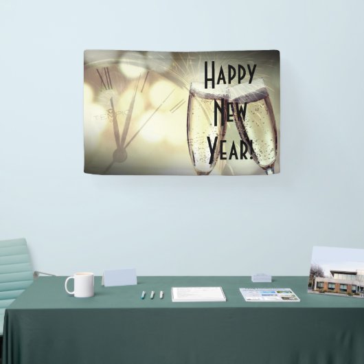 Gelukkig nieuwjaar spandoek (Beurs)