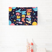 Gelukkig nieuwjaar spandoek (Insitu)