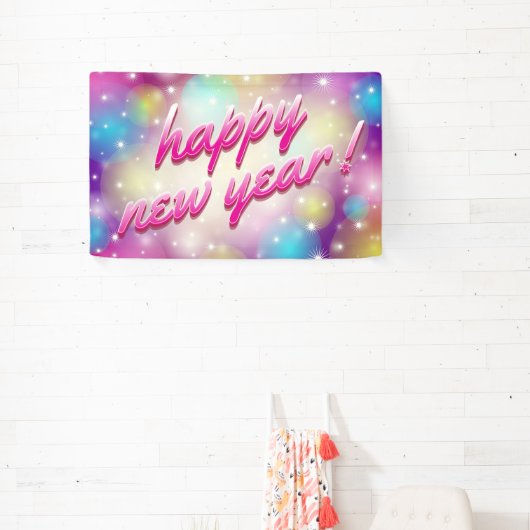 Gelukkig nieuwjaar spandoek (Insitu)