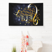 Gelukkig nieuwjaar spandoek (Insitu)