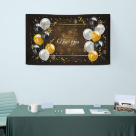 Gelukkig nieuwjaar spandoek