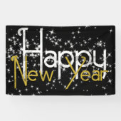 Gelukkig nieuwjaar spandoek (Horizontaal)