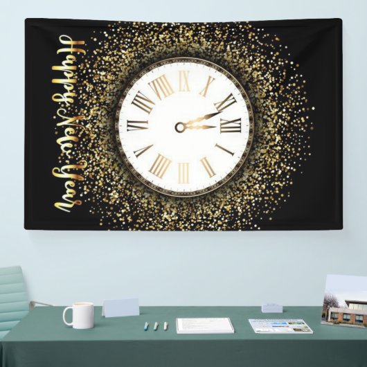 Gelukkig nieuwjaar spandoek (Beurs)