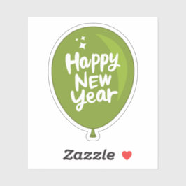 gelukkig nieuwjaar sticker