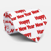 gelukkig nieuwjaar stropdas (Opgerold)