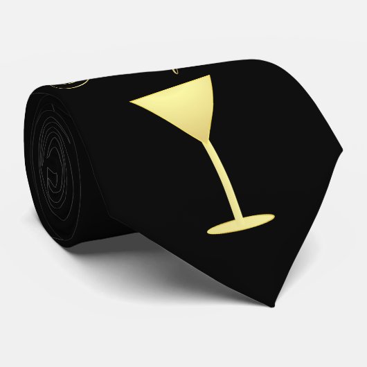 Gelukkig nieuwjaar - Stropdas Mannen (Opgerold)