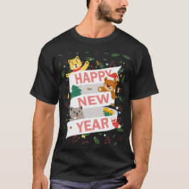 Gelukkig nieuwjaar t-shirt