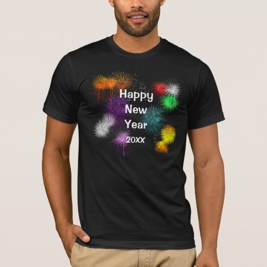 Gelukkig Nieuwjaar T-shirt (Voorkant)