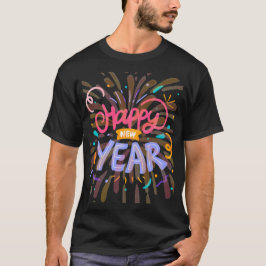 Gelukkig nieuwjaar t-shirt