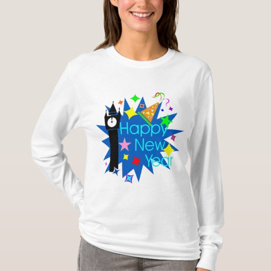 Gelukkig nieuwjaar t-shirt (Voorkant)