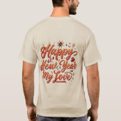 Gelukkig nieuwjaar t-shirt (Achterkant)